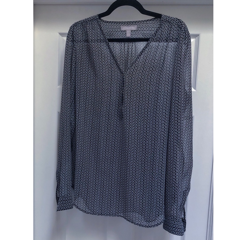 EUC Banana Republic Blouse Sz Large